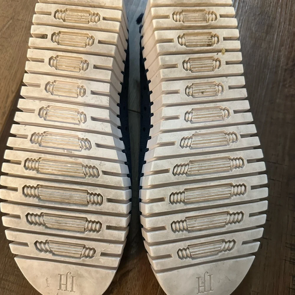 Ilse Jacobsen Blue Suede Tulip Slip On Flats‎ Laser Cut Pattern Women's Sz EU 38 - Picture 8 of 14